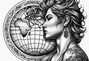 atlas holding up the world tattoo idea
