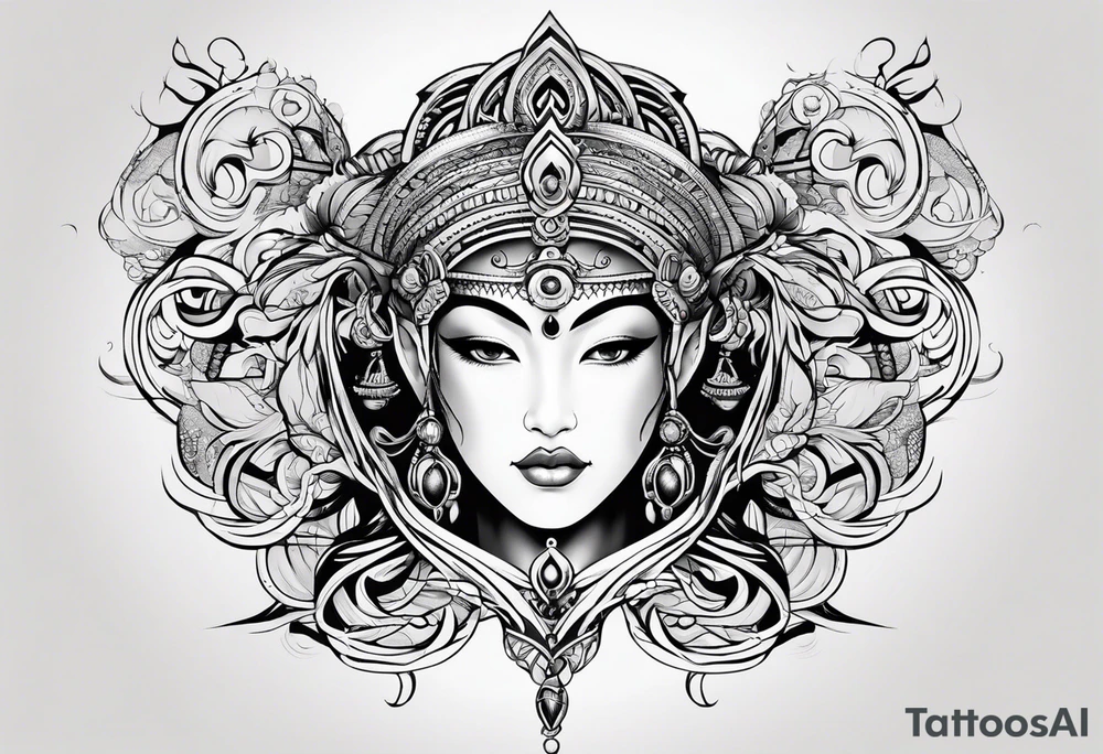 aquarius tribal tattoo tattoo idea
