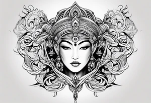 aquarius tribal tattoo tattoo idea