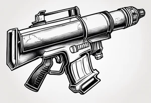 grenade launcher tattoo idea