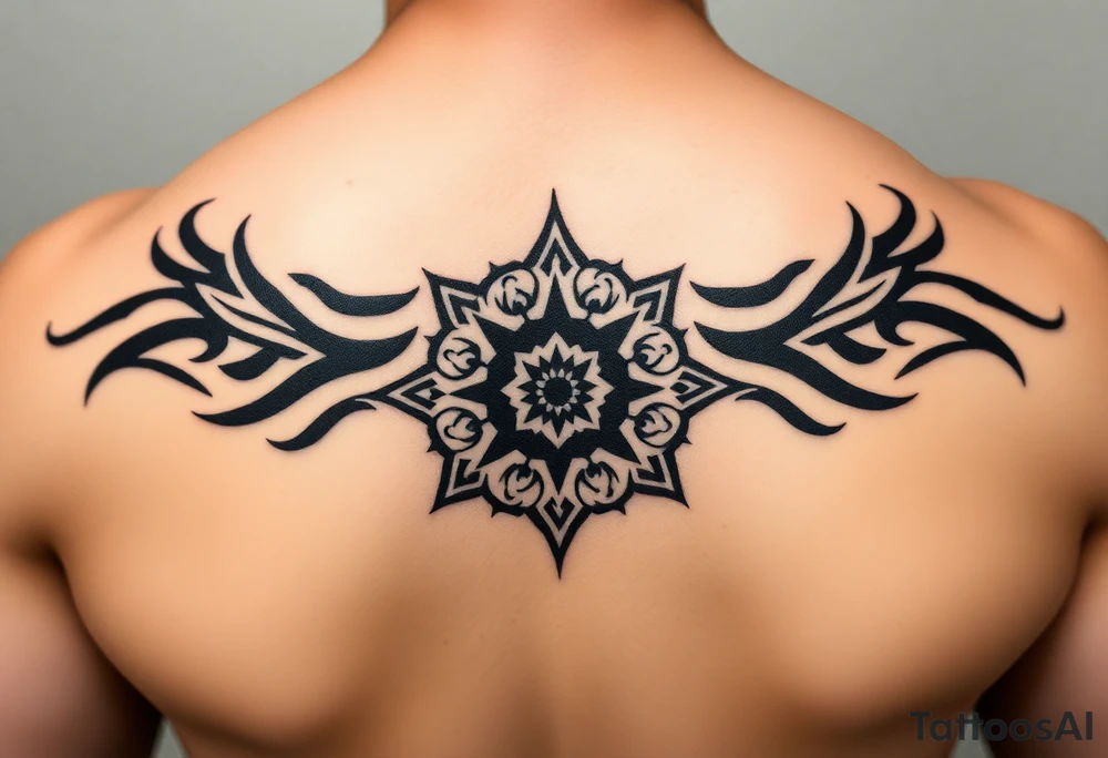 Concentric design tattoo idea