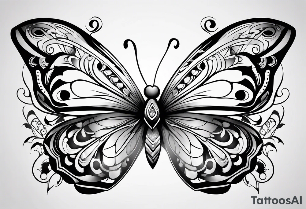 Butterfly tattoo idea