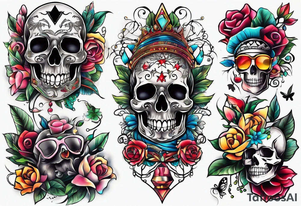 Drugs tattoo idea