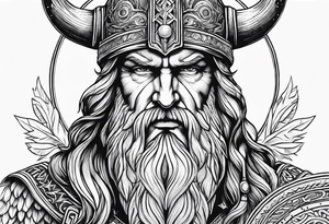 Odin Greek Mythologie tattoo idea