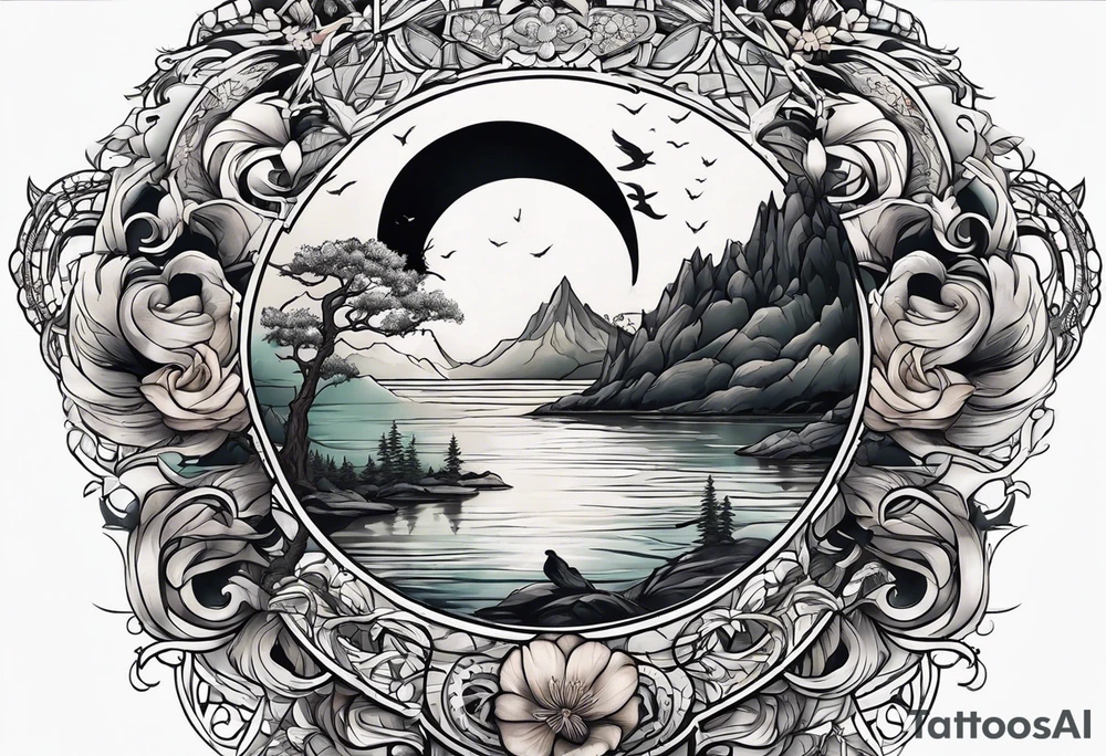 The lake of nine tattoo idea