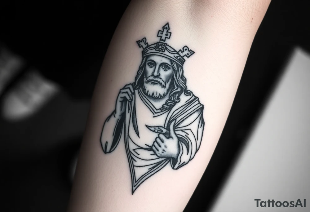 San Judas tattoo idea
