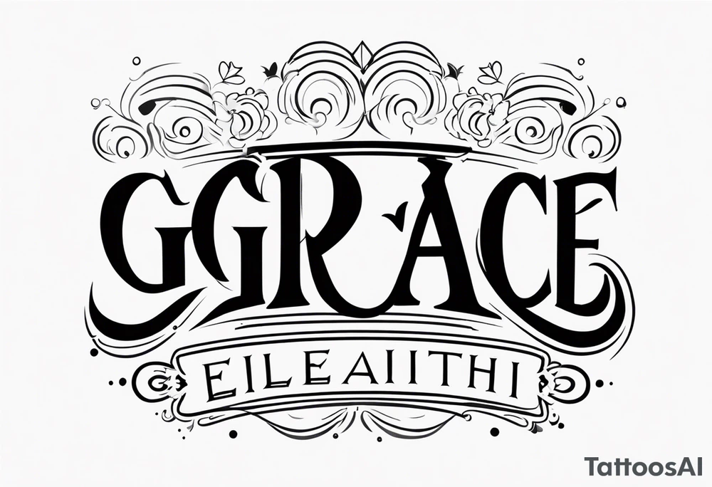 Grace Elizabeth tattoo idea