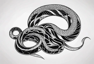 Serpent tattoo idea