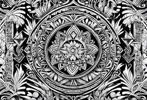 Polynesian tribal tattoo idea