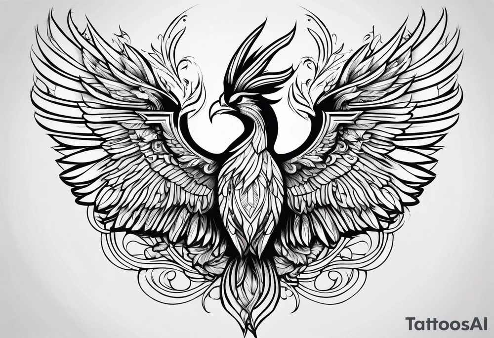 Phoenix tattoo idea