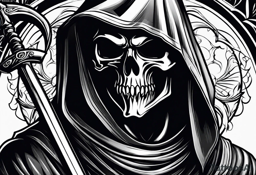 Grim reaper tattoo idea