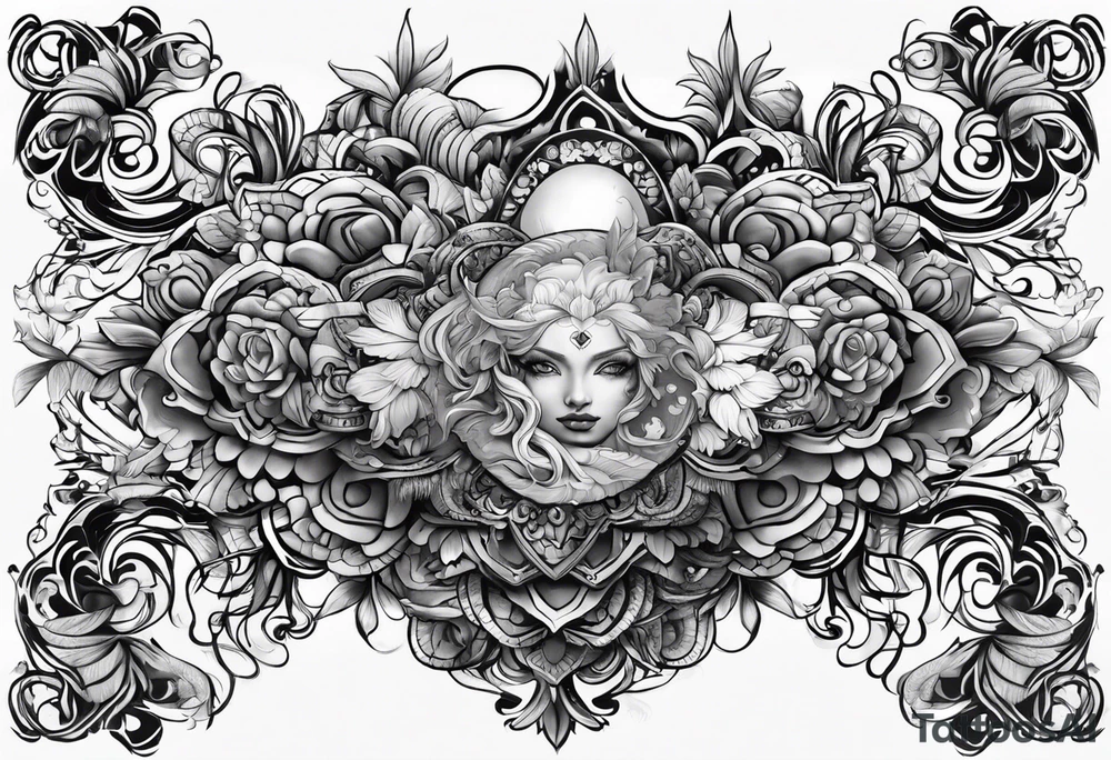 Full body back tattoo tattoo idea