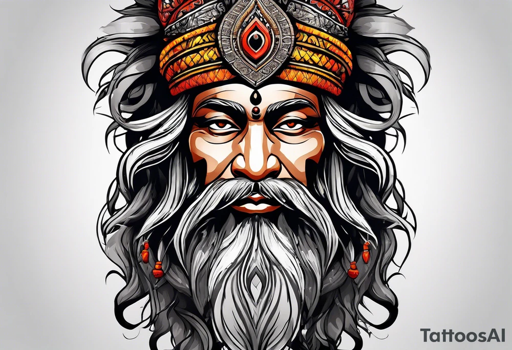 an indian tribe ,the naga sadhu tattoo idea