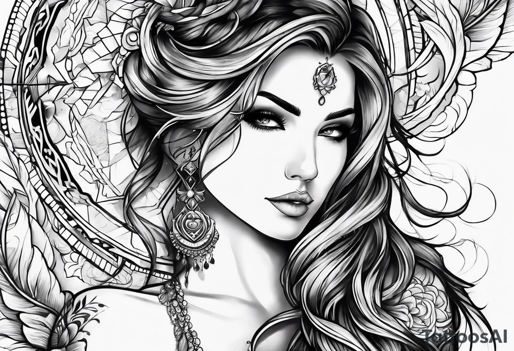 lightning tattoo idea