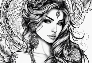 lightning tattoo idea