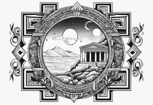 Something to do with greek god 
 and the month of august tattoo idea