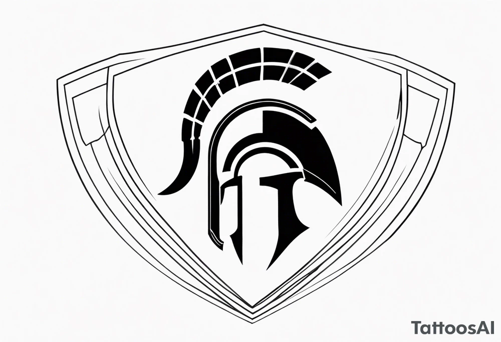 Ancient spartan symbol tattoo tattoo idea