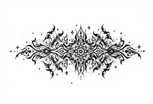 Hand-drawn 29.02.2004 in a faded graphite tone with small stars scattered around it. tattoo idea