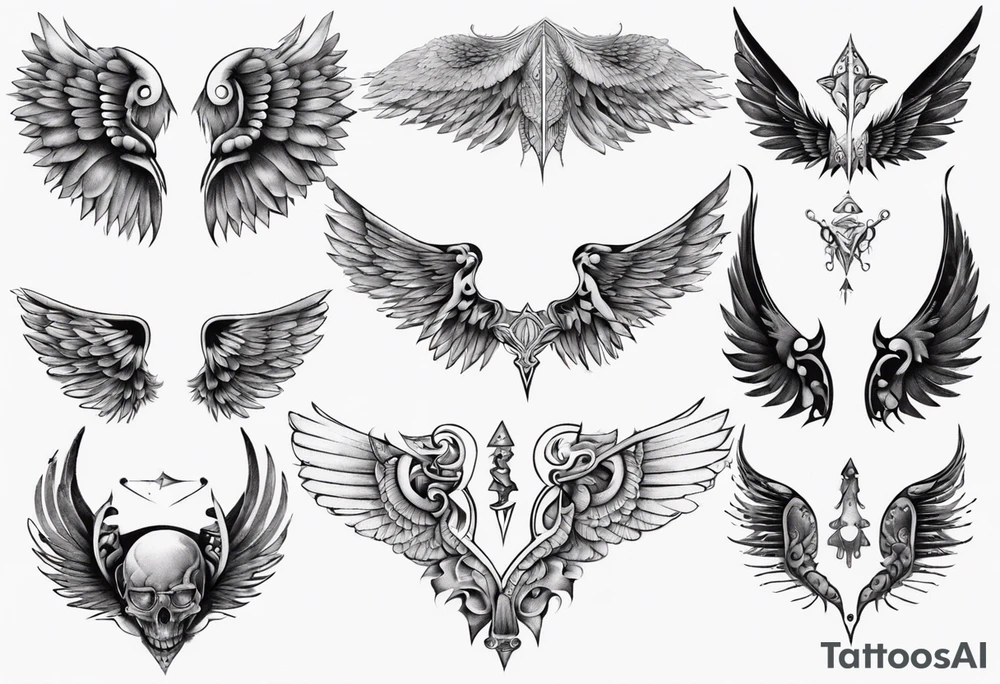 wings tattoo idea