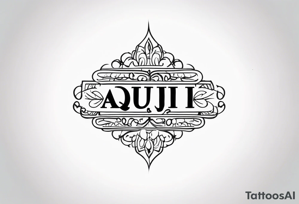 "aqui y ahora" spanish message tattoo idea