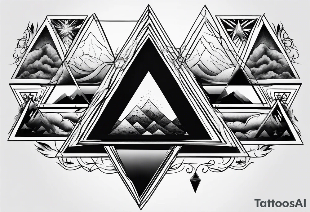 triangle tattoo idea