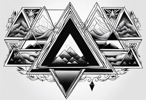 triangle tattoo idea