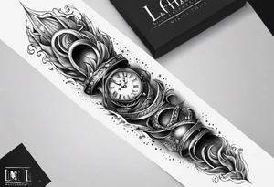 Leviathan forearm tattoo tattoo idea