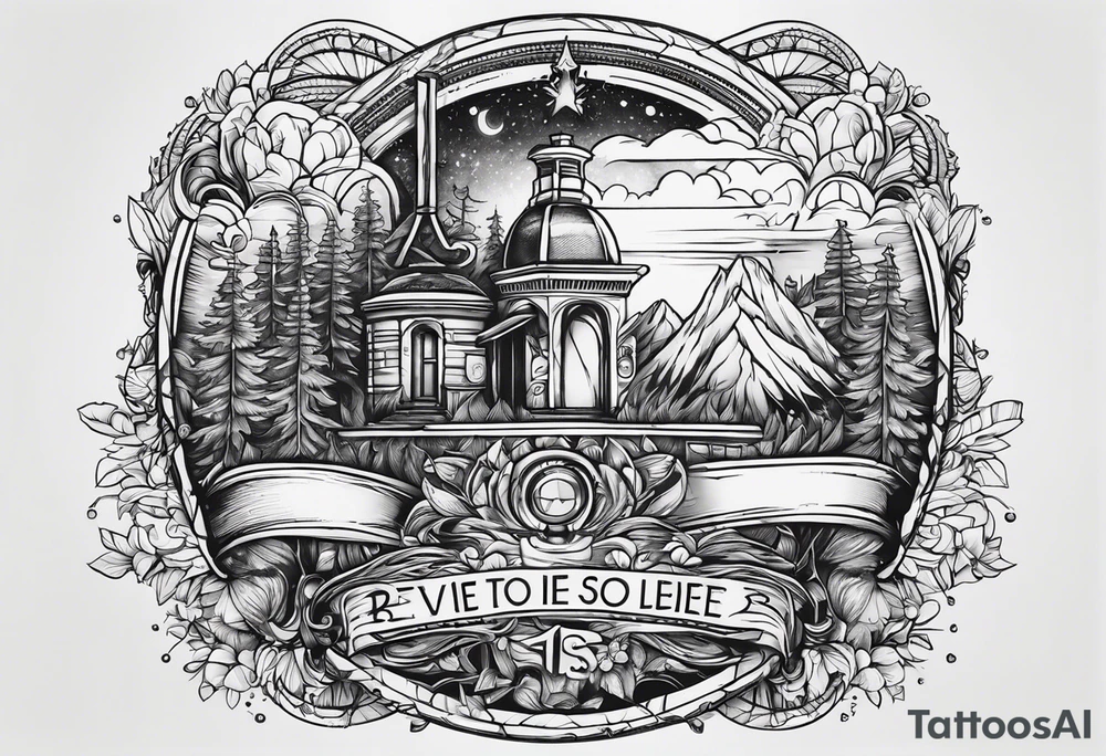 I want a tattoo that says reasons to live, give reasons to die tattoo idea