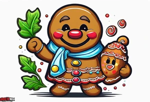 gingerbread man from shrek tattoo idea