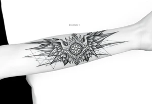 Chosen 1 on forearm tattoo idea