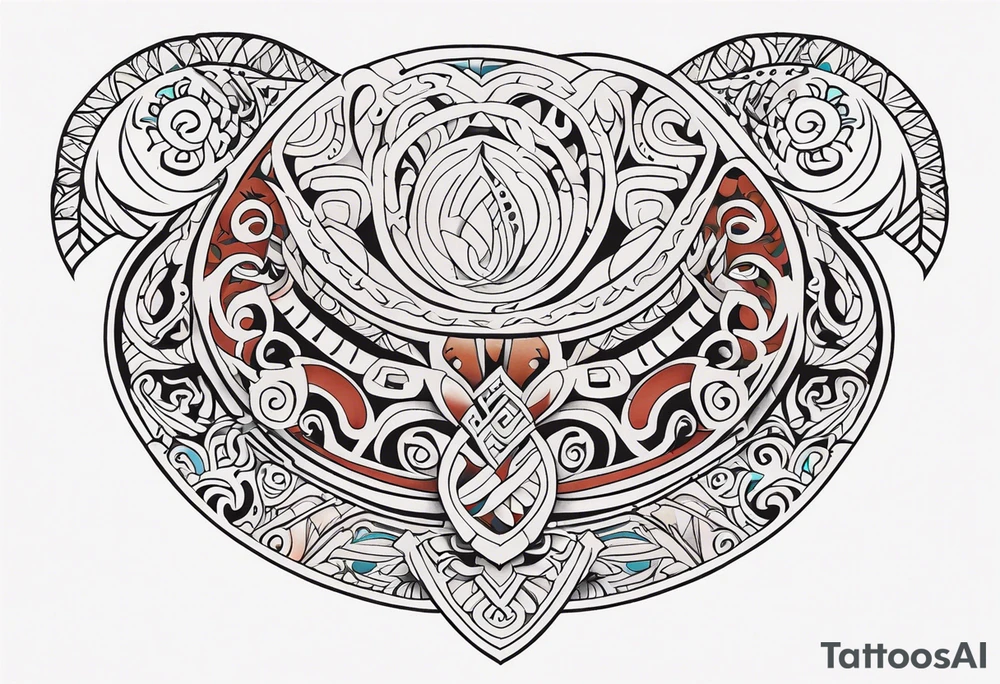 maori neck  tattoo tattoo idea