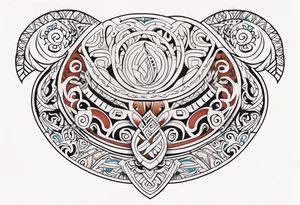 maori neck  tattoo tattoo idea