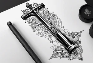 Pogo stick tattoo idea