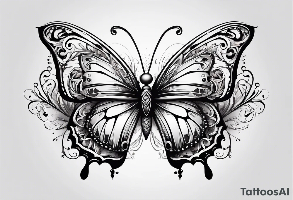 Butterflies tattoo idea