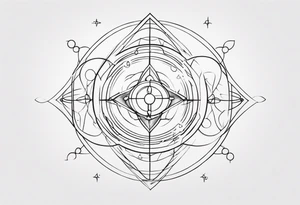 quantum physics meet god tattoo idea