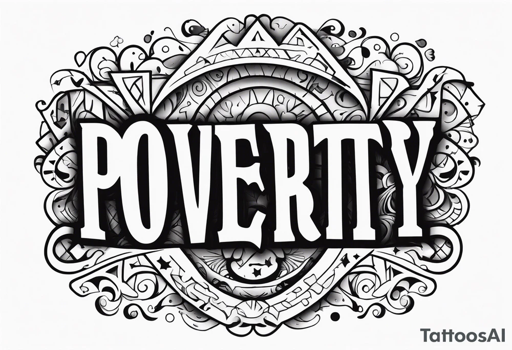 Poverty tattoo idea