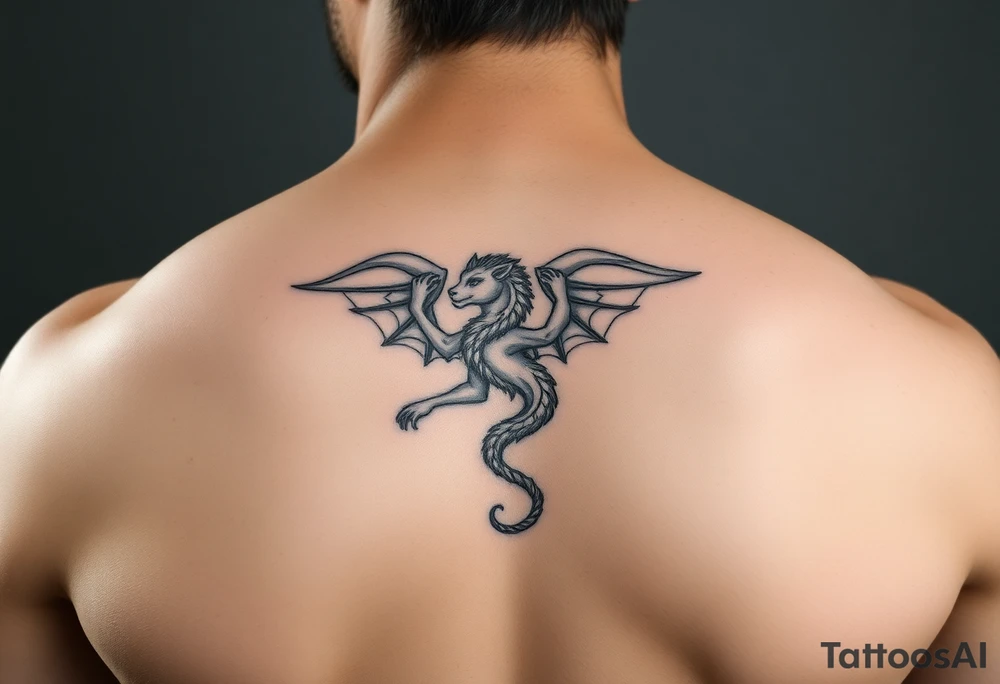 Aquarius realistic complex tattoo idea