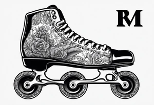 Riedell roller
 skates tattoo idea