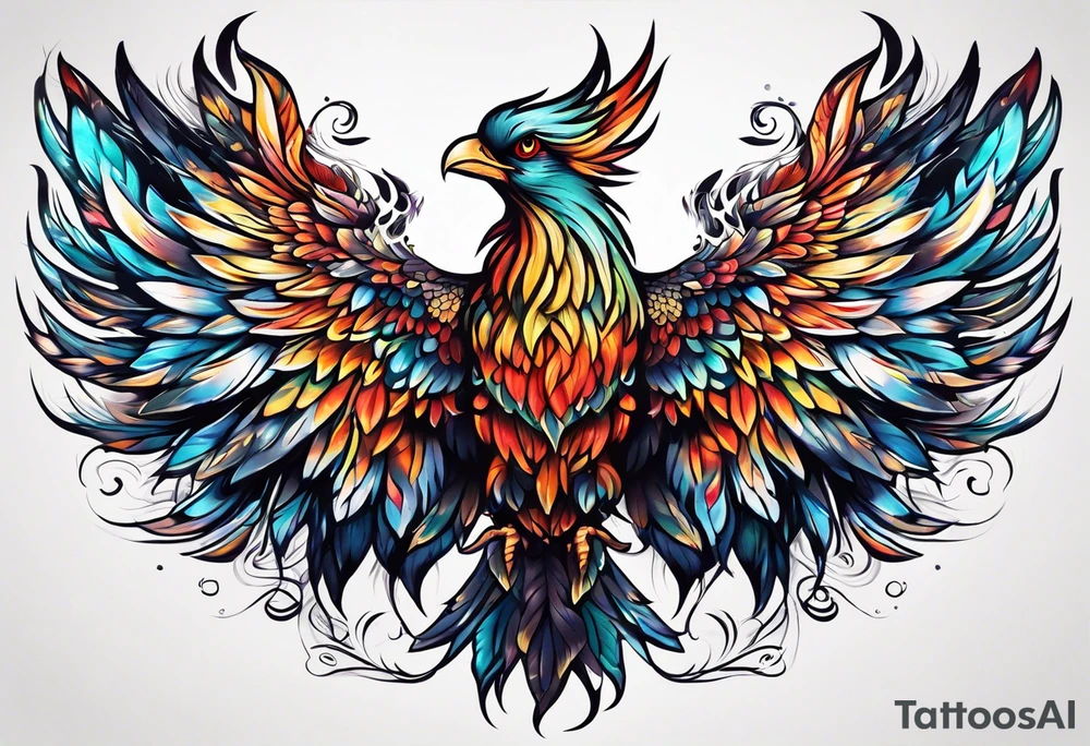 pheonix tattoo idea