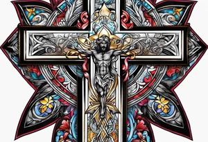 cross of Christ tattoo idea