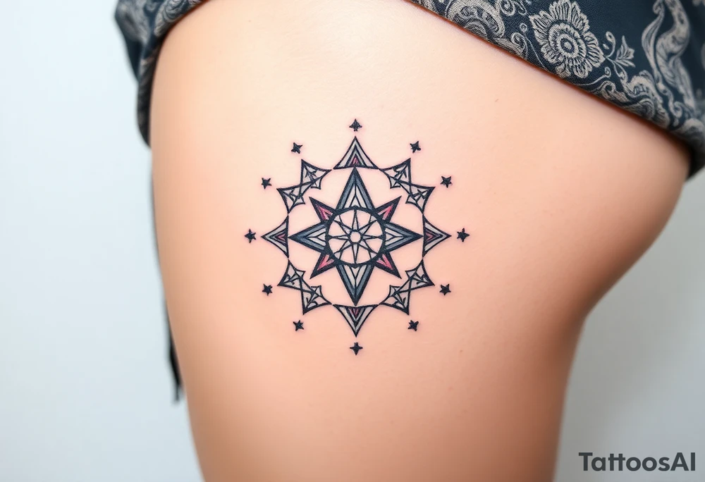 Runes, Zodiac Tarot Cards crystals tattoo idea
