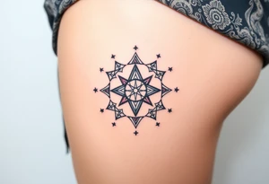 Runes, Zodiac Tarot Cards crystals tattoo idea