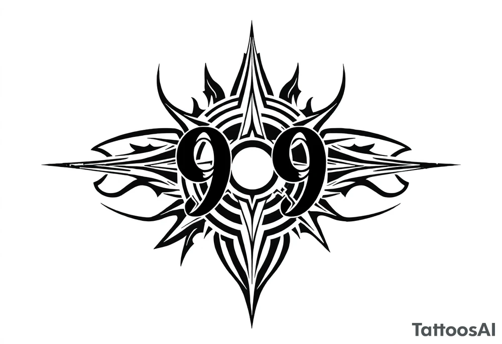 999 and mars tattoo idea