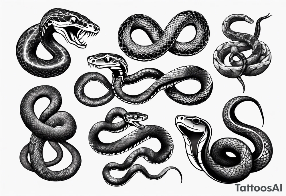 Snakes tattoo idea