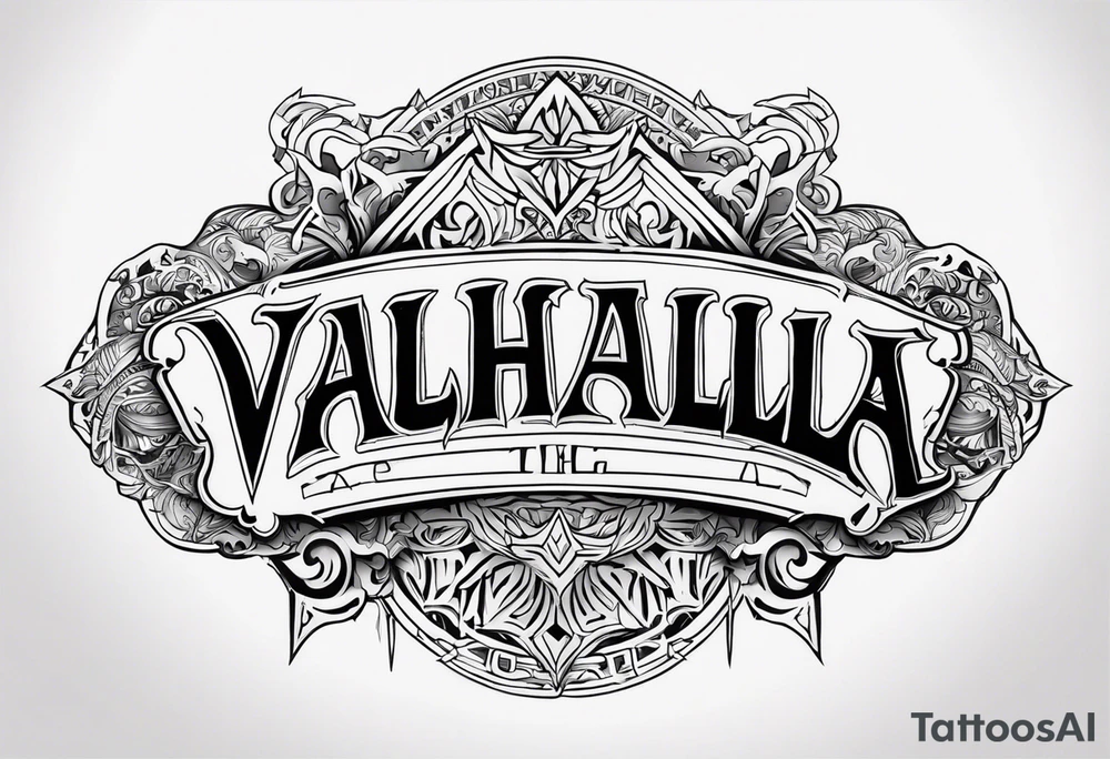 Valhalla tattoo idea