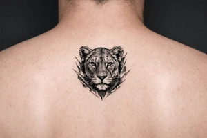 Lioness rib tattoo for women tattoo idea