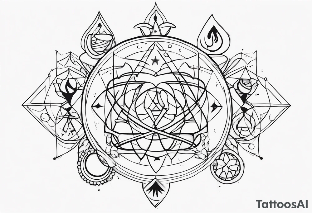 emotional alchemy tattoo idea