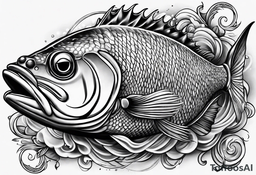 Granchio realistico tattoo idea