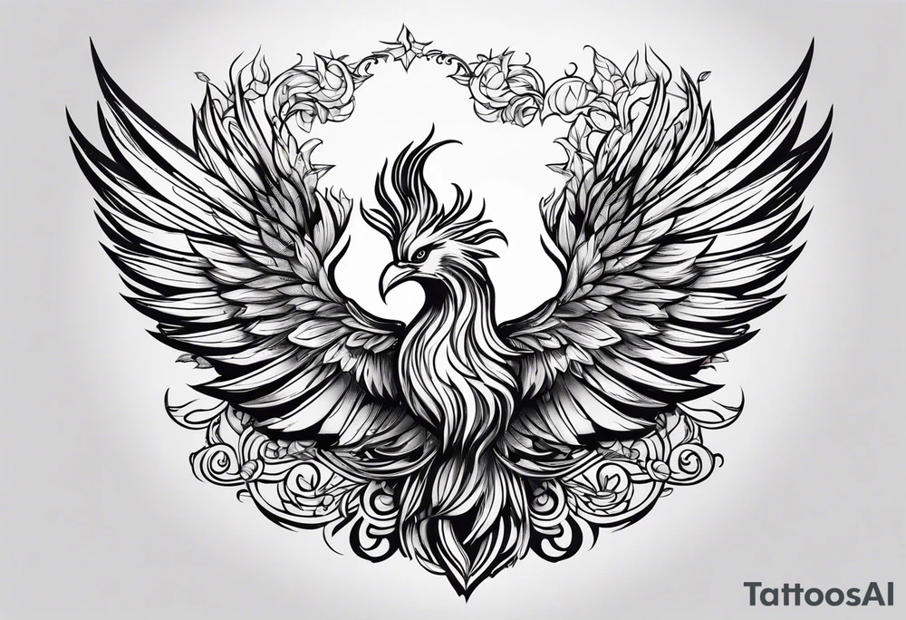 little pheonix tattoo idea