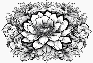 sword
sword true flower 
fine line
gentle
thin lines
l
floral design tattoo idea